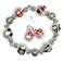 fiona Mahjong Jewelry For Women - Mahjong Bracelet Earring Set - Mahjong Bracelet Stretch Gift For Mom Grandma