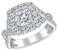 Beverly Hills Jewelers 2 Carat Diamond Engagement Ring - 14 Karat White Gold Diamond Ring for Women Diamond Engagement Ring (7)