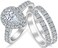 Beverly Hills Jewelers 2 Carat Pear Shape Diamond Engagement Ring - 14 Karat White Gold Diamond Ring for Women Diamond Engagement Ring (6.5)