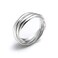 Silverly Women's .925 Sterling Silver 5 Band Interlocking Russian Wedding Ring, Size: US 6