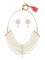 Aheli Pearl Multilayer Beaded Kundan Choker Necklace Set Gift for Women