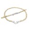 3 TONE I LOVE YOU HUGS AND KISSES NECKLACE &amp; BRACELET SET XOXO STARBURST 20&quot; LENGTH