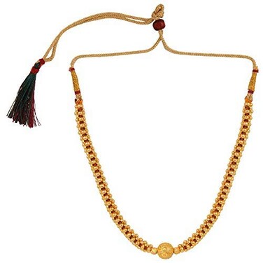 Efulgenz Indian Antique Gold Tone Thusi Style Necklace for Women Traditional Rhinestone Crystal Bollywood Jewelry Indian Bridal Jewelry Set for Wedding Gold Indian Jewelry Set