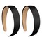 ACO-UINT Black Headbands for Women, Satin Head Bands for Women&#39;s Hair Wide Headbands, Non-silp Thick Headbands Hair Accessories for Women