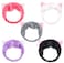 Onwon Cat Ear Headbands - Fluffy Makeup Hairbands for Face Washing, Shower, Spa, Sports