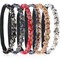 Chuangdi 6 Pieces Braided Floral Headbands Adjustable Braid Flower Hairband Elastic Stretch Fabric Braided Head Bands Hair Accessory for Girls Women Hair Styling