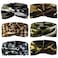 tiggell 6pcs Camo Leopard Headbands Elastic Bow Hairband Turban Twisted Head Wrap Knot Hair Accessories for Women Girls Running Sport Travel