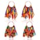 2 Pairs African Fabric Tassel Earrings Set Ankara Fringe Hoop Earrings Fashion African Earrings Cloth Print Earrings Jewelry for Women Accessories