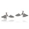 Sovats Bird Earring For Women 925 Sterling Silver Rhodium Plated - Simple, Stylish Stud Earrings&amp;Trendy Nickel Free Earring