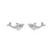 Cute Dolphin Tiny Stud Earrings 925 Sterling Silver Minimalist Animal Small Statement Earring Studs Posts for Little Girls Women Hypoallergenic