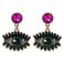 Bohemian Evil Eye Earrings, Black Evil Eye Dangle Earrings for Women, Beaded Evil Eye Earrings, Sparkling Eye Stud Earrings Evil Eye Boho Jewelry, Demon Eye Drop Earrings for womens