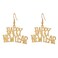 Christams Earrings Happy New Year Drop Earrings Funny Best Wishes Earrings Women New Year Gift
