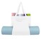 Cwokarb Yoga Mat Bag, Canvas Tote Bag with Yoga Mat Carrier Pocket Gym Bag for Women Shoulder Bag Fit Office, Workout, Pilates, Travel, Beach and Gym