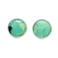 925 Sterling Silver Stud Earrings for Women Turquoise Gemstone Minimalist Fashion Jewelry Handmade Round Design Dainty Hypoallergenic Lightweight December Birthstone