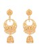 Efulgenz Indian Jewelry Traditional Gold Tone Jhumka Jhumki Tassels Big Dangle Earrings for Women