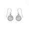 Boma Jewelry Sterling Silver Cut-Out Leaf Branch Dangle Earrings
