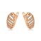 XUPING 18K Gold Plated Earrings For Women Cubic Zirconia Hoop Earrings Rose Gold Jewelry Gifts