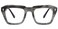 Zeelool Fashion Frame Glasses for Men Women, Rectangle Acetate Eyeglasses with Non-prescription Clear Lens Jenny ZDA164431-04 Gray
