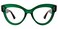 Zeelool Stylish Cat Eye Blue Light Blocking Glasses for Women Rosalee ZJGT701440-01 Green