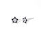 Boma Jewelry Sterling Silver Star Stud Earrings with CZ Cubic Zirconia