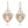 JA.S.JR CZ Heart Earrings Dangle Earrings Gold Jewelry Gift Earrings for Women