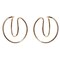 Elegant Ear Cuff Earrings, Double Hoop Clip-On Earrings, Non Pierced Earrings Gold For Women, Pierced Look Comfortable Clip On Earrings, MiyabiGrace