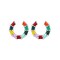 Ear Cuffs Colorful Enamel Cartilage Non Piercing Clip on Wrap Earrings Fake Huggie Hoops Chunky Cuff Fashion Hypoallergenic Jewelry Gifts for Women Daughter