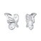 Butterfly Earrings Sterling Silver Stud Hypoallergenic Butterfly Earrings for Women