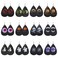 Halloween Earrings for Women Halloween Theme Pattern Layered Leather Earrings Halloween decorations Pumpkin Skull Witch Spider Halloween Elements 12 Pairs