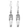 Halloween Skeleton Dangle Earrings for Women Men Long Skull Drop Earrings Retro Scary Skeleton Bone Earring Halloween Costume Skull Earrings
