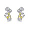 Giraffe Stud Earrings Polishing Copper Animal Earrings for Women Men-Giraffe