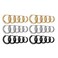 15 Pairs Mens Earrings Hoop Earrings for Men Titanium Steel Cartilage Earring Small Hoop Earrings for Men Women Dangle Earrings 8/10/12/14/16 mm