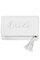The Paisley Box Bride Clutch Purse - White Bridal Clutch, Bride Fold Over Clutch, Clutch Purse for Wedding Day