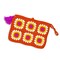 Handmade Crochet Clutch bag,Charming Knitted Clutch Purses for Women,Granny Square Design Summer Beach Handbag Purse with Tassel and Wristlet