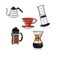 VEINTI+1 Coffee Cup Pins   Cute Coffee Pot Enamel Brooch Set   Coffee Drink Lover Lapel Pins for Backpack Clothes Hat Jacket Badge Gifts (5 Coffee Cup Set)