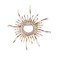 Kaichen Gold Sun Brooch Pins for Women Fashion Sunflower Sun Round Shape Brooch Costume Jewelry Tassels Sparkly Accessorices Brooches for Women