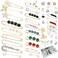 36 Pcs Brooch Pins for Women Fashion, Decorative Safety Pins for Clothes, Sweater Shawl Clip Gold Bling Flower Brooch Pins, Faux Pearl Brooch Pins Crafts, Waist Pants Safety Pins with Storage Box