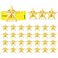 30 Pieces Star Badge Lapel Pin 0.78 Inch for 4th of July Memorial Day Labor Day Independence Day Veterans Day Theme Party Costume Decoration(Gold)