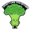 Ficsowy Broccoli Pin Badge Cute Cartoon Green Vegetables Brooch for Kids, Teens, Women, Men, I Don&#39;t Like You&quot; Message
