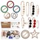 Wokape 15Pcs T-Shirt Clips and Pearl Brooch Pins Sweater Shawl Clips Set, Clothes Corner Knotted Button and Faux Rhinestone Pearls Brooch Decorative, Include 8Pcs Pearl Brooch Pins, 7Pcs T-Shirt Clips