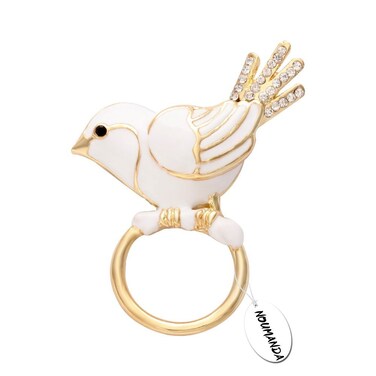 NOUMANDA Cute Bird Magnetic Eyeglass Holder,Magnetic Brooch Pin Holder,Glasses Holder