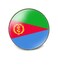 vmcoatdu Round 1 Inch Eritrea Eritrean Flag Pin International Travel Brooch Metal and Glass Revivalism Style Souvenir Badge for Hat Clothes Backpack