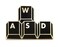 Pinsanity Gamer 'WASD' Keyboard Buttons Enamel Lapel Pin