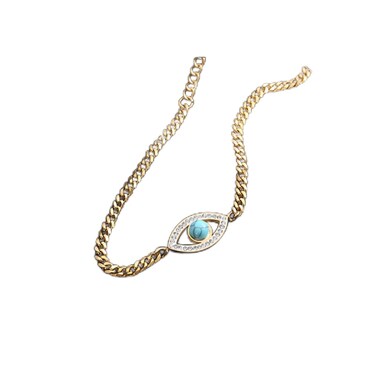 DANSOAN Evil Eye Bracelets Ojo Bracelet Eye Bracelet Adjustable Bracelets for Women Mal De Ojo Bracelets Evil Eye Rings for Women Gold Evil Eye Bracelets