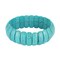 HZMAN Simulated Turquoise Stretch Bracelet for Women Adjustable Handmade Bohemian Ethnic Tribal Turquoise Bangle Bracelet Jewelry Gift