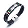 Mishow Vintage Multilayer Woven Leather Bracelet for Men Women Christian Cross Bracelet