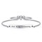 Jzxwan Just Keep Swimming Bracelet Inspiration Gifts for Women Swimmer Jewelry