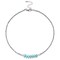 ERNAULO Colorful Beaded Necklaces for Women Crystal Bead Necklace Beach Necklaces Boho Necklaces for Women Pearl Beaded Choker Necklace Stainless Steel 18K Gold Plated Choker CK-Silver-Turquoise
