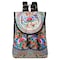Goodhan Floral Embroidered Backpack Purse for Women Small Travel Handbag Shoulder Bag