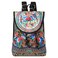 Goodhan Floral Embroidered Backpack Purse for Women Small Travel Handbag Shoulder Bag